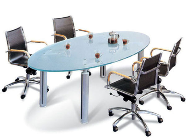 玻璃会议桌-HYZ01