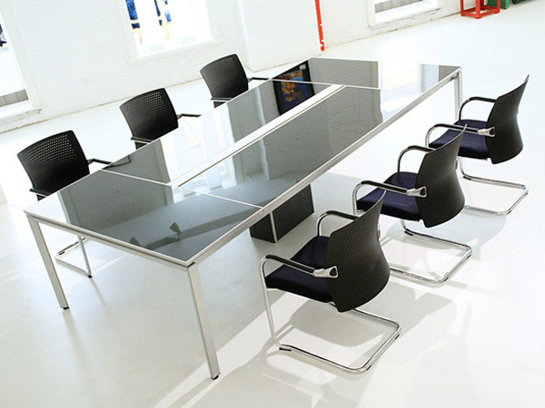 玻璃会议桌-HYZ02