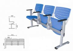 塑钢排椅LY-010